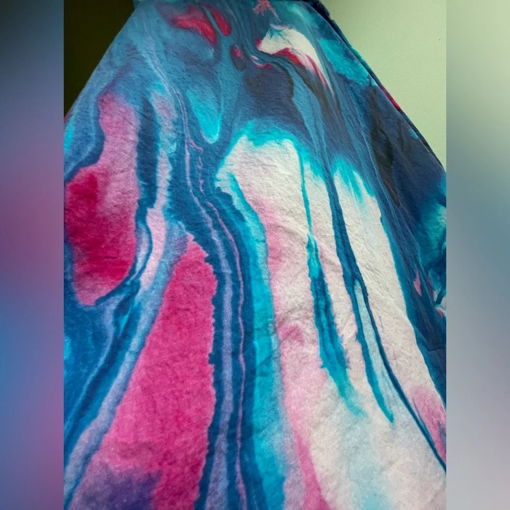 One Of A Kind Custom Print Artisan Designed Skirt